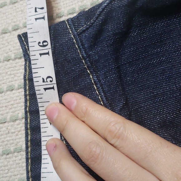 Edge Men's denim dark blue jeans straight 34 x 32 - Picture 3 of 8